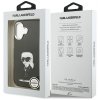 Etui Karl Lagerfeld IML Aquarelle Karl   & Logo MagSafe do iPhone 17 czarny